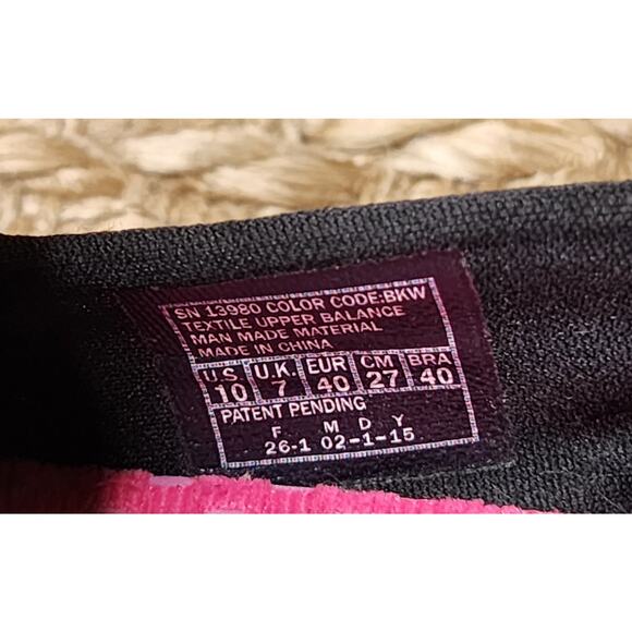 Skechers Go Walk 3 Women’s 10 Shoes Black Pink Slip On Comfort Walking Sneakers - Picture 11 of 12